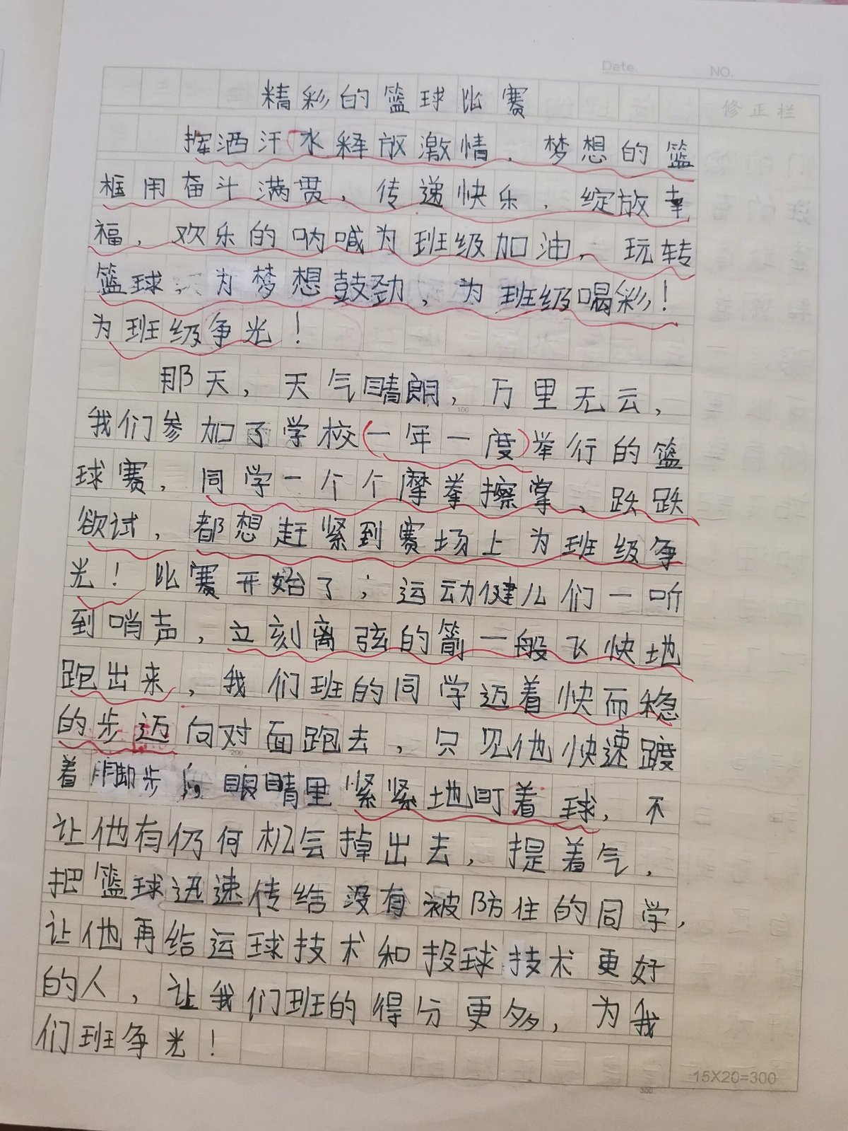 篮球训练收获及感想作文题目怎么写